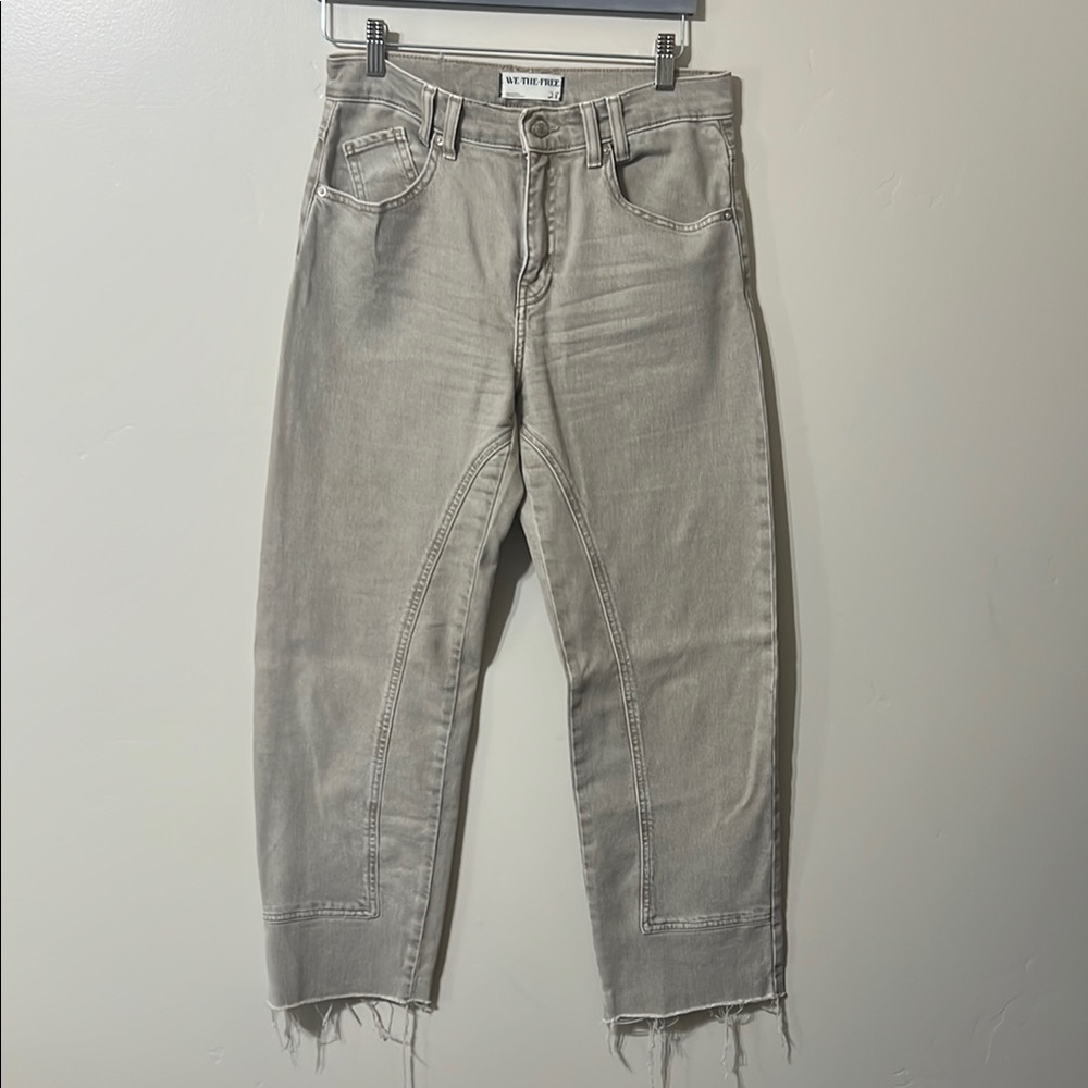 We The Free Tan Denim Jeans
